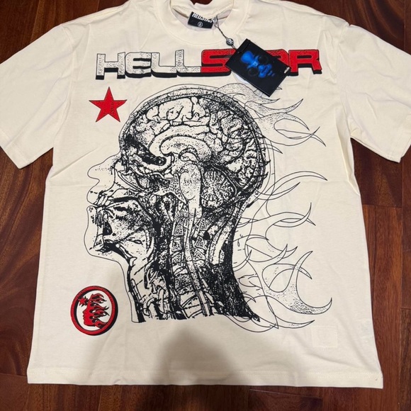 Hellstar White Graphic Tee - Picture 1 of 5